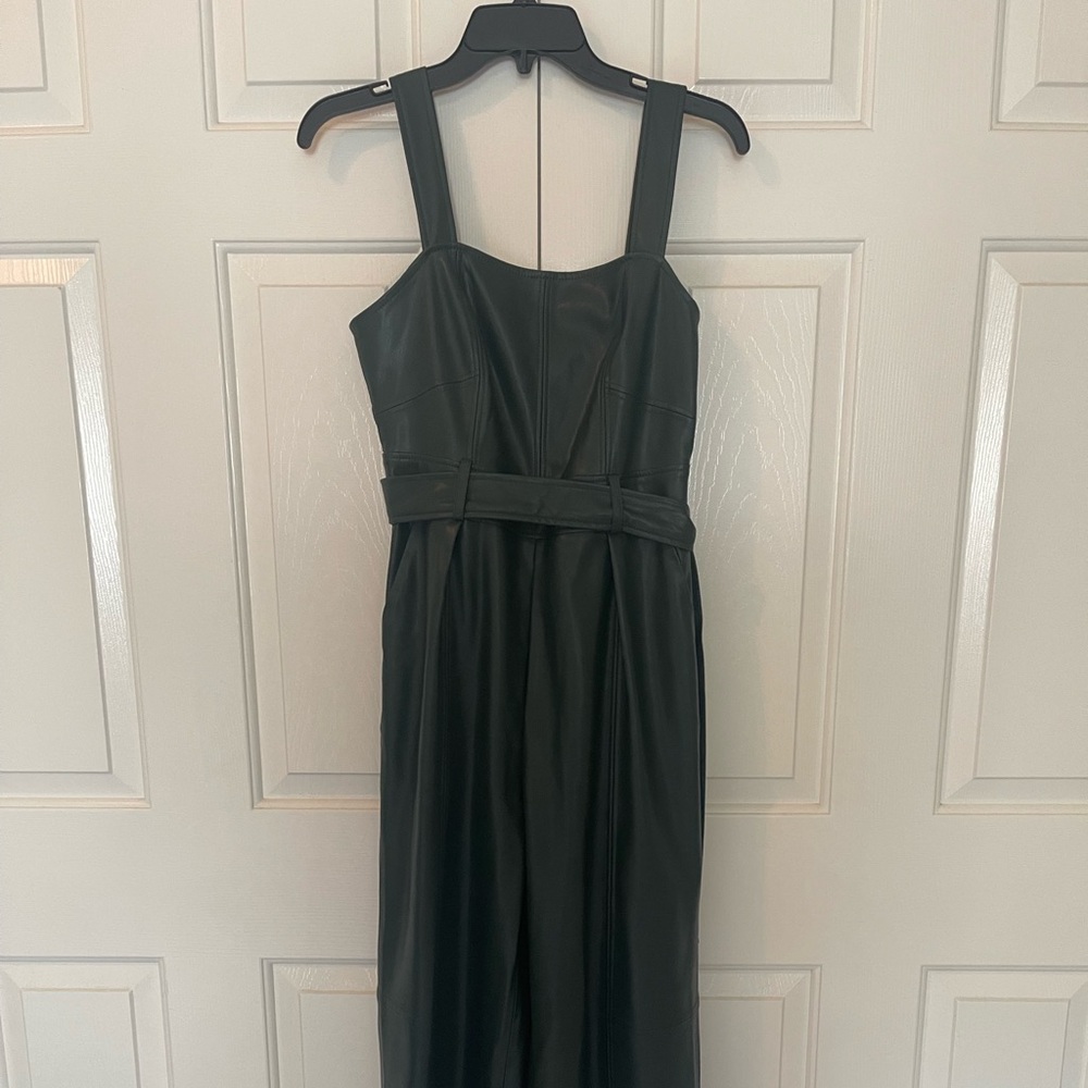 Anthropologie Samira Faux Leather Jumpsuit - Picture 3 of 6